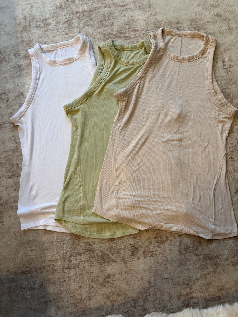 Lululemon ribbed tank top bundle size 6